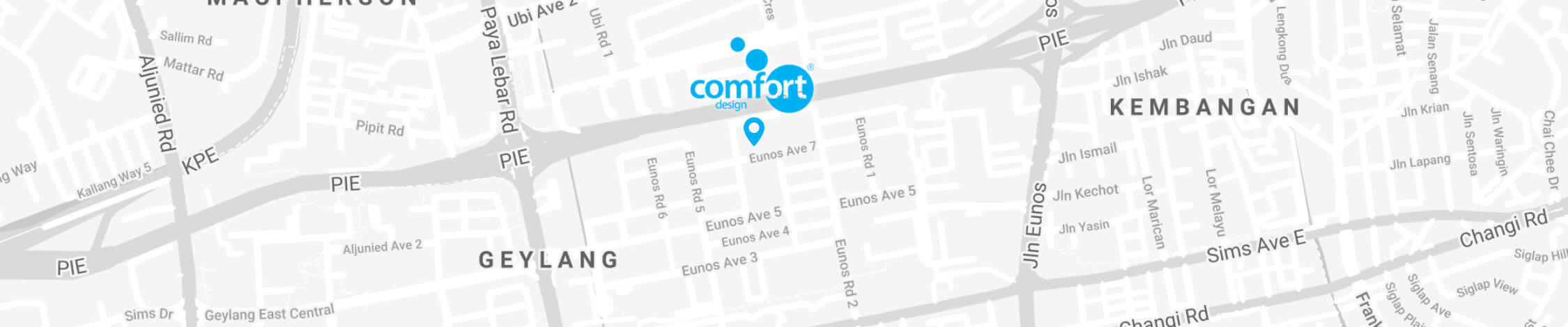 Comfort Furniture on Maps